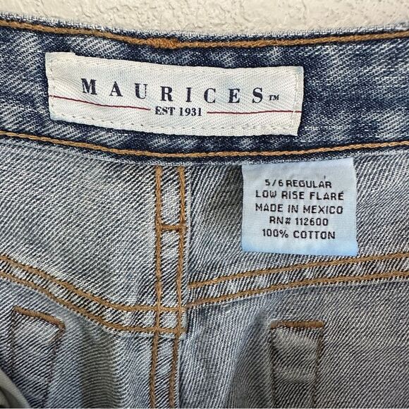 Maurices 5/6 women’s low rise flare jeans - Picture 5 of 11